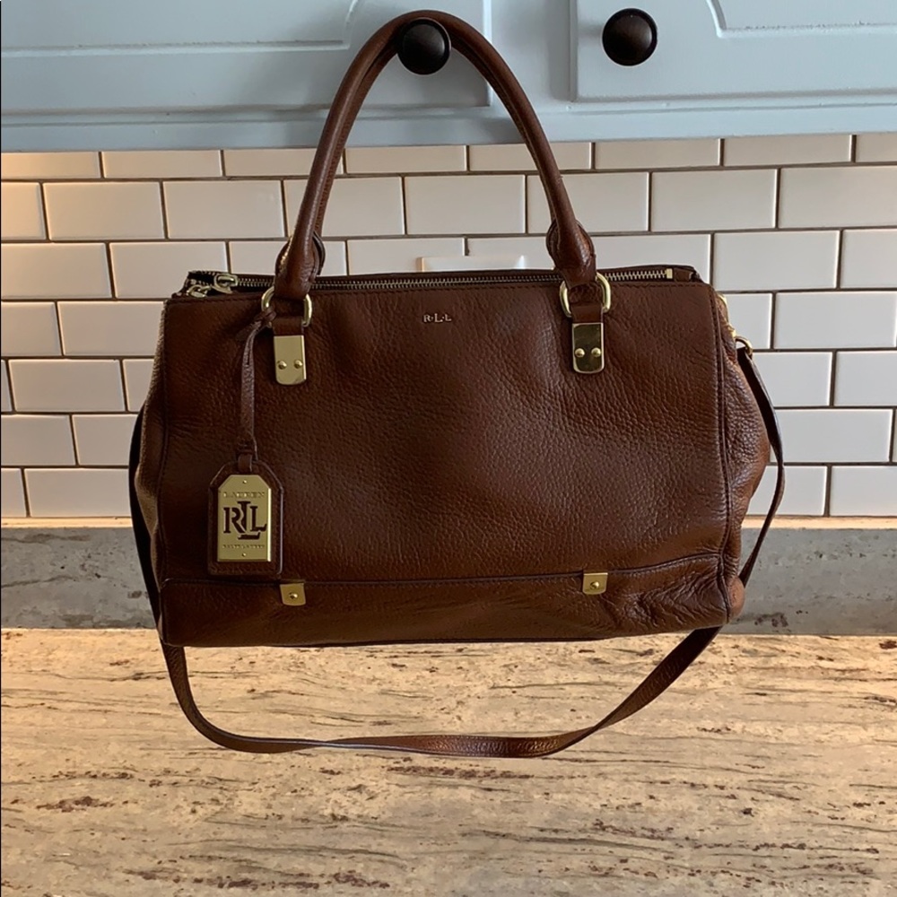 Lauren Ralph Lauren purse with crossbody strap